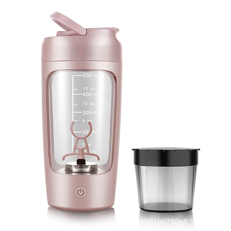 650ML Multifunctional Mixing Cup Automatic Mini Portable Rechargeable Shaker Cup Sports Fitness Protein Powder Mixing Cup