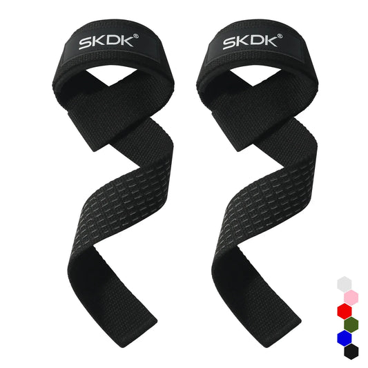 1Pair Non-slip Strap Gym Dumbbell Workout Weights Lifting Straps Crossfit Fitness Equipment Wrist Wrap Lift Exercise Training