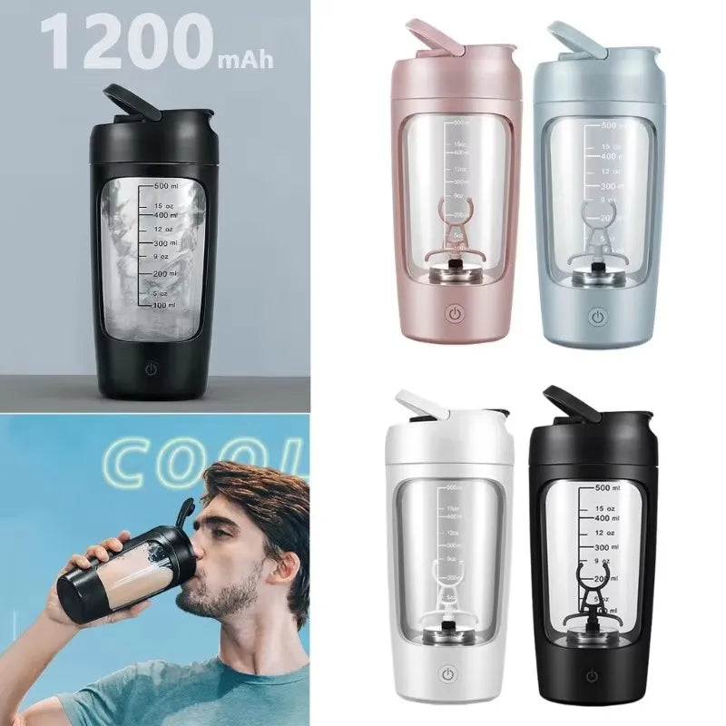 650ML Multifunctional Mixing Cup Automatic Mini Portable Rechargeable Shaker Cup Sports Fitness Protein Powder Mixing Cup